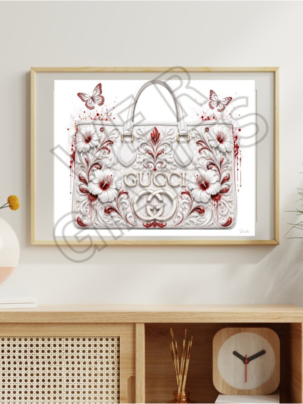 GUCCI Purse 20x16 ART PRINT